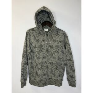 Teddy Fresh Green Toile Hoodie Sweatshirt Men's Sz S Unisex